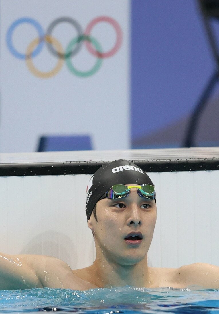 400m個人メドレーでまさかの予選落ち。その後瀬戸は7学年下の後輩に「お前なら絶対できる」と声を掛けた　©JIJI PRESS