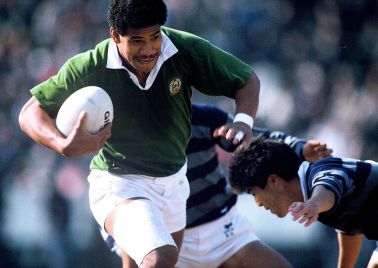 1988年　大学選手権でのシナリ・ラトゥ　©BUNGEISHUNJU