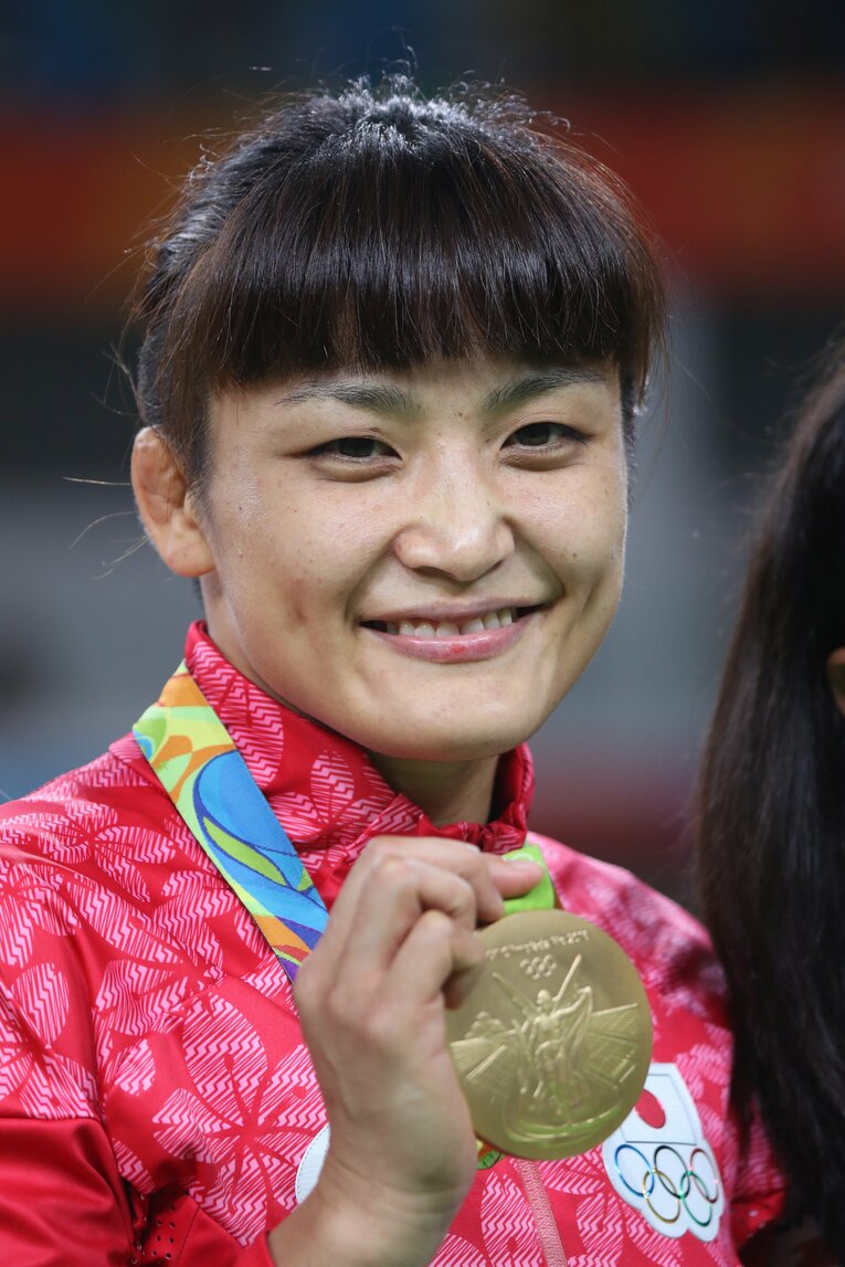 2016年リオ五輪での伊調馨　©JMPA