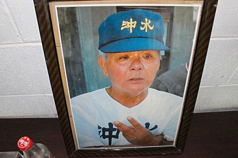 裁弘義監督の遺影 ／ photograph by Yu Takagi