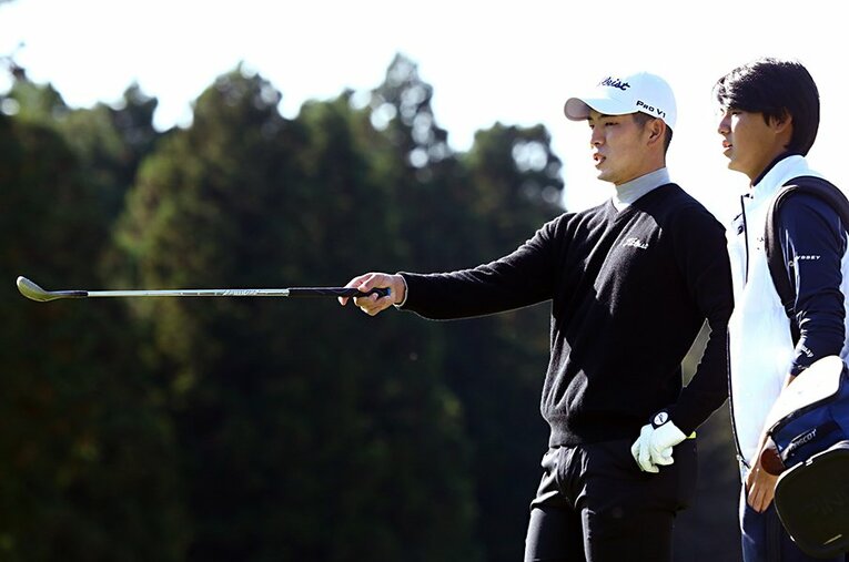 11月25日付の世界アマチュアランキングで1位になった日体大・中島啓太。三井住友VISA太平洋マスターズでは一時、首位に立った ／ photograph by Yoichi Katuragawa