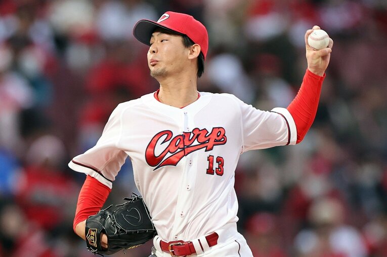 森浦は2020年のドラフト2位入団。初年度から一軍でホールドを記録するなど活躍を続けている ／ photograph by JIJI PRESS