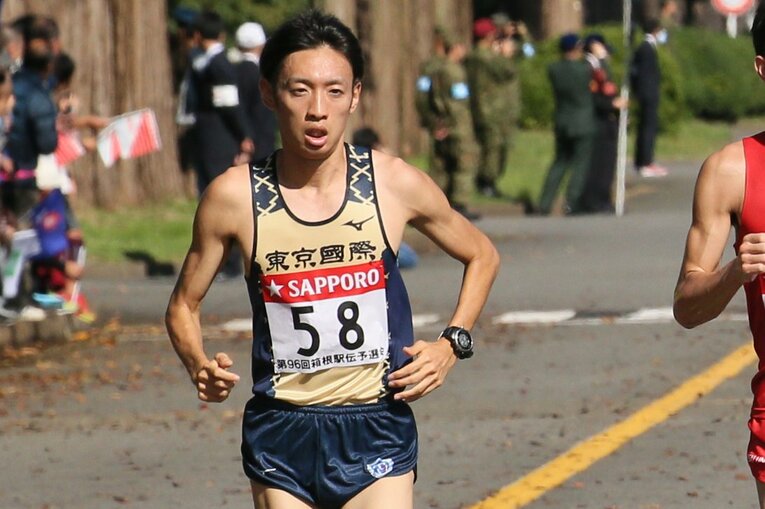 昨年の予選会で日本人トップは、東京国際大の伊藤達彦（62分34秒）だった　©Shigeki Yamamoto