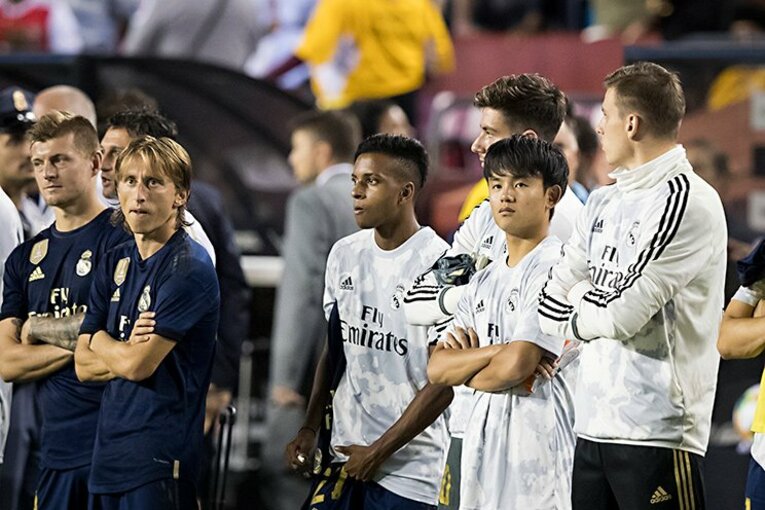 2019年のプレシーズンマッチにて　©Getty Images