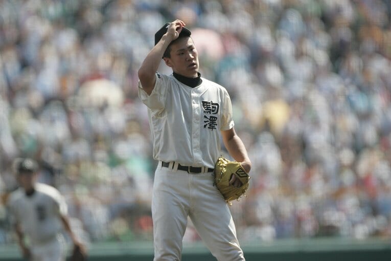 駒大苫小牧・田中将大2年時 ©BUNGEISHUNJU