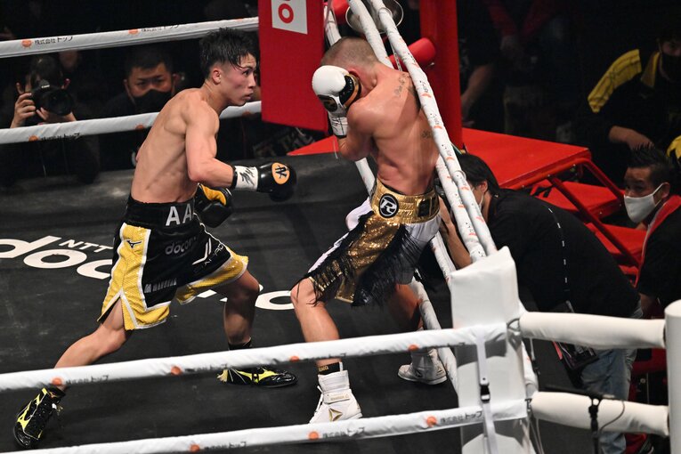 2022年12月13日／ポール・バトラー戦（WBA・WBC・IBF・WBO世界バンタム級王座統一戦）©Naoya Sanuki