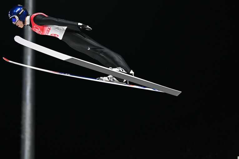 北京五輪LHの小林陵侑　©Naoya Sanuki/JMPA