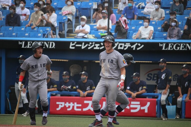 慶大・正木智也　©︎Mamu Takagi