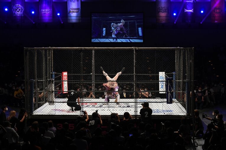 中野たむのタイガー・スープレックス