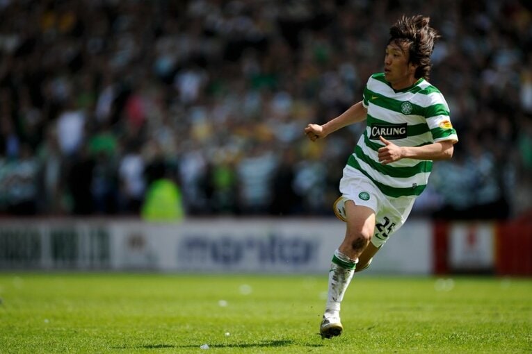 セルティック時代の中村俊輔　©Sports Graphic Number