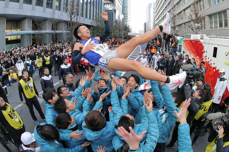 箱根駅伝4連覇中だった絶対王者・青学大にいかにして勝ったのか？　2019年の東海大の軌跡を当時のメンバーたちに聞いた ／ photograph by JIJI PRESS