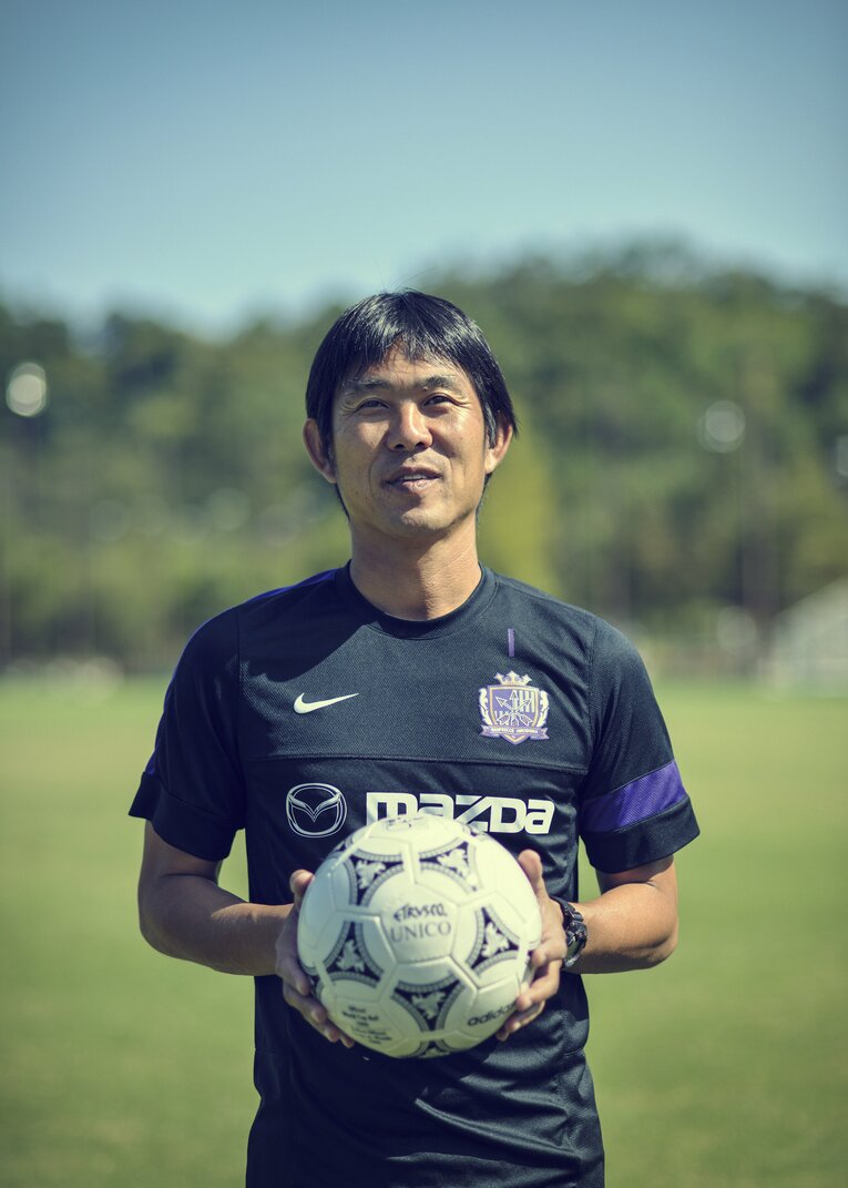 2013年、サンフレッチェ広島監督時代　©BUNGEISHUNJU