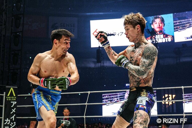 『超RIZIN.5』平本蓮vs.カルシャガ・ダウトベック　©RIZIN FF