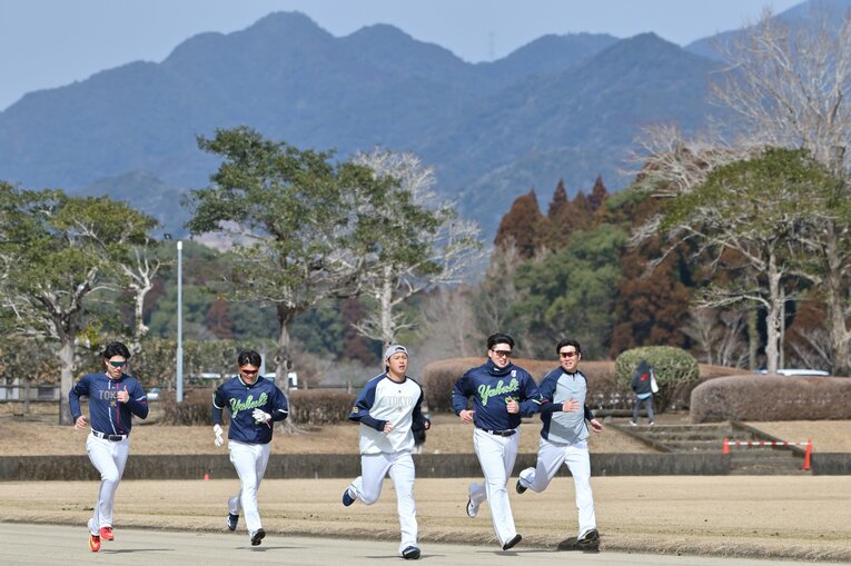 ヤクルト二軍キャンプで　©Hideki Sugiyama