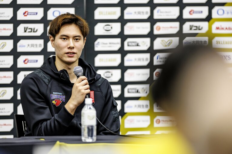 高橋藍（サントリーサンバーズ大阪）　©︎Kiichi Matsumoto