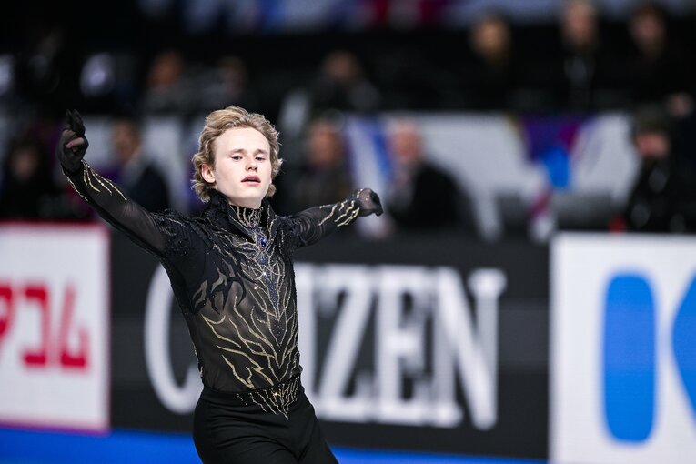 GPファイナルで圧巻の優勝を果たしたイリア・マリニン　©Asami Enomoto