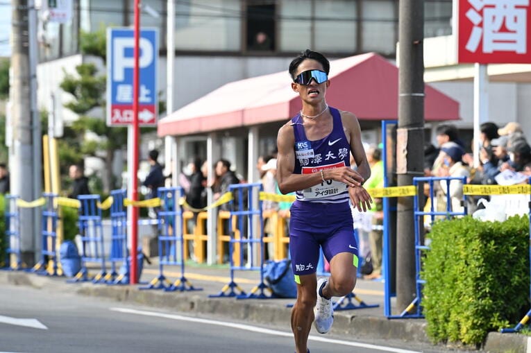 駒澤大・安原海晴（3年）も自己ベストを記録　©Takashi Shimizu