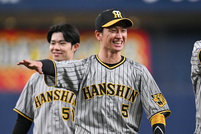 日本シリーズMVPに輝いた近本光司　©︎Nanae Suzuki