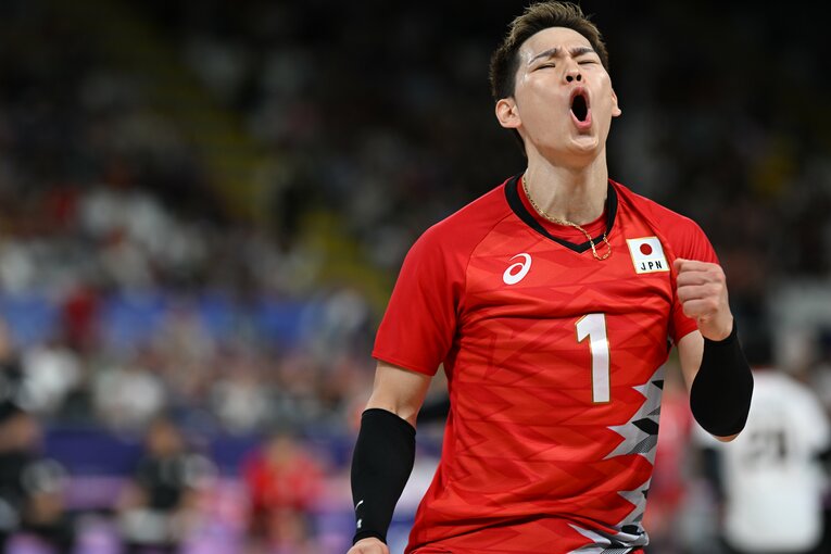 西田有志（パリ五輪 ドイツ戦）©︎Naoya Sanuki/JMPA