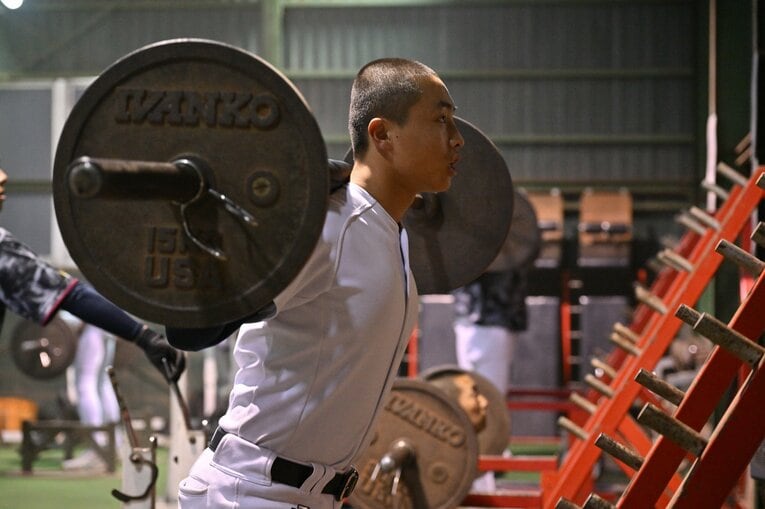 大阪桐蔭の練習風景（2022年）　©︎Hideki Sugiyama
