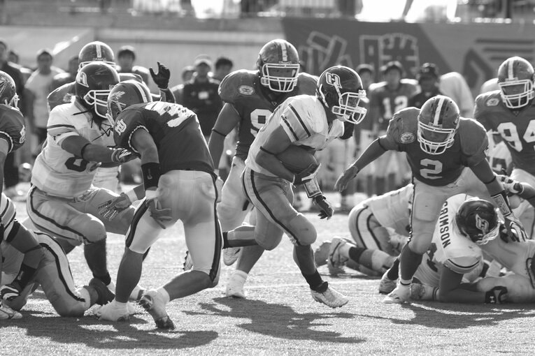 ボールをキャリーする渡辺／取材対象者提供