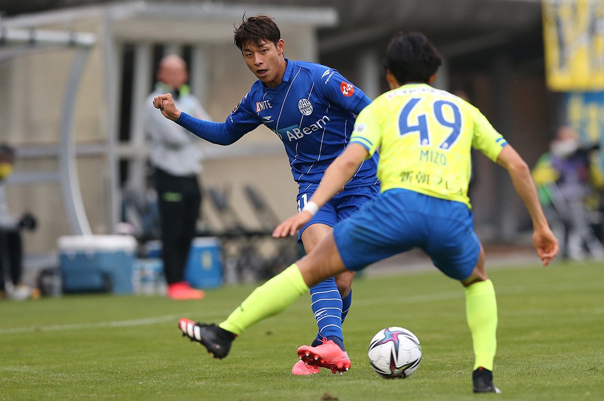 2021年の半田　©J.LEAGUE