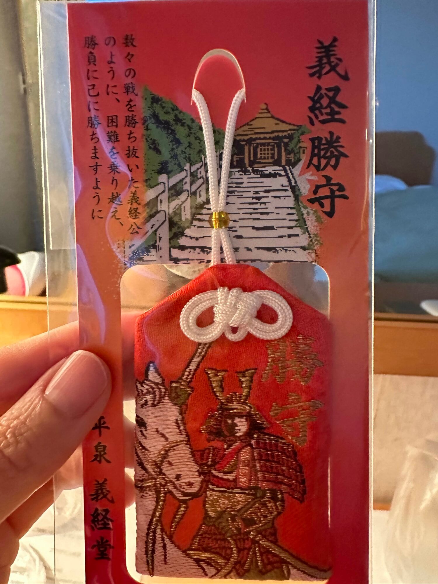 最強のお守りをゲットした。いいことがありそうだ