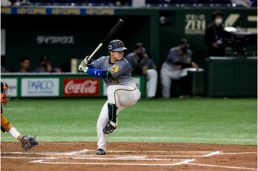 「梅ちゃん」こと梅野は今季、驚異的な勝負強さを発揮中だ©Kiichi Matsumoto