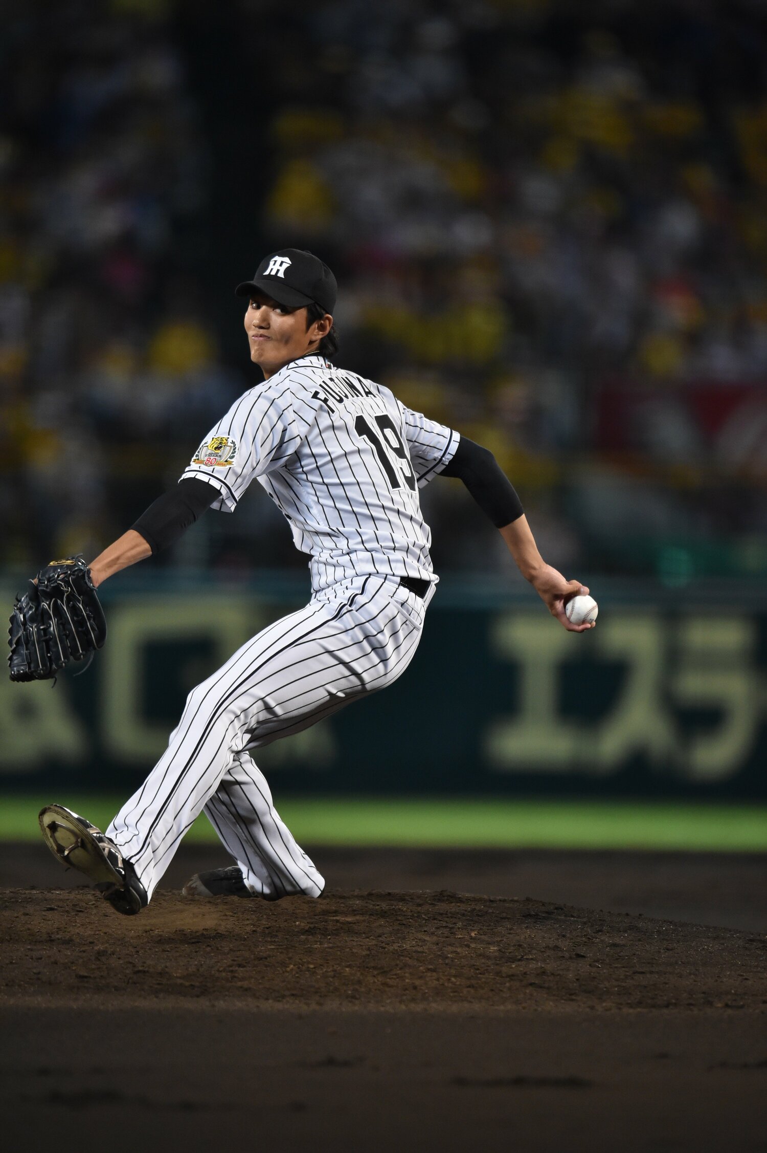 阪神時代の2015年にはプロ入り3年目で14勝をあげた　©Hideki Sugiyama