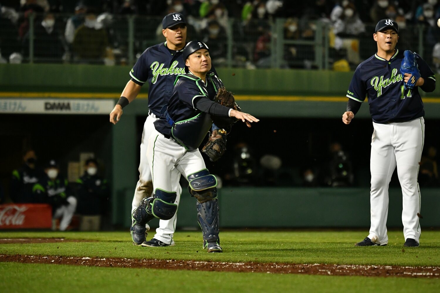 日本シリーズMVPに輝いた中村悠平　©︎Hideki Sugiyama