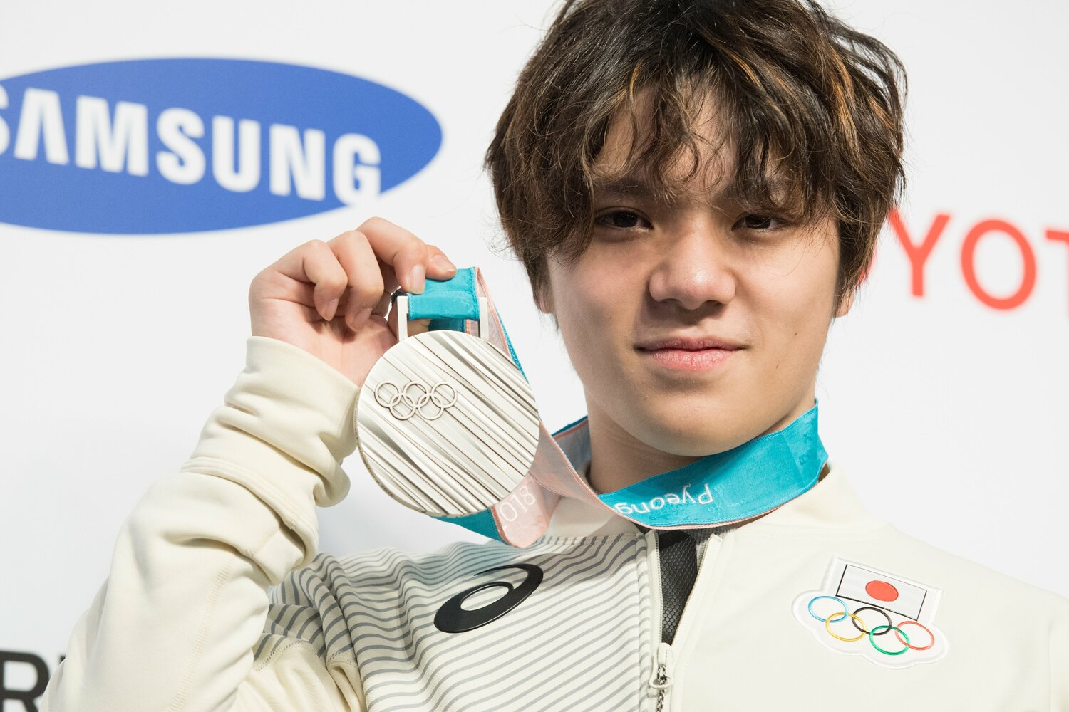 2018年平昌五輪で銀メダルを獲得した宇野　©︎Asami Enomoto/JMPA