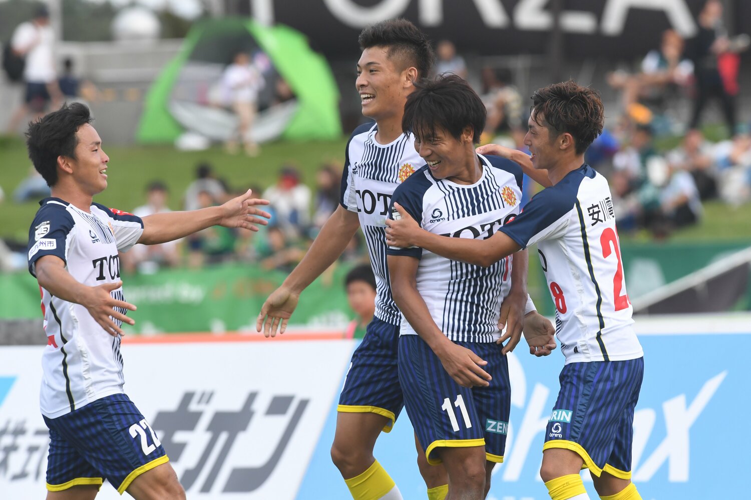 2019年、J3で奮闘した頃のギラヴァンツ©Masashi Hara/Getty Images