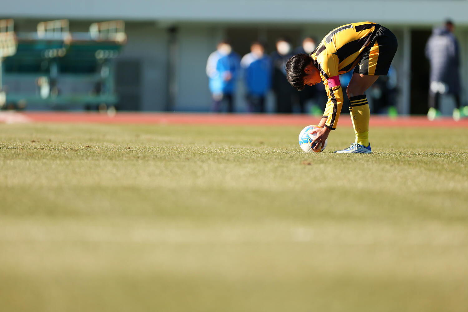 PK戦の末に敗れたが、「仲間との絆を感じた」と3年間を振り返ったキャプテン徳永 ©︎Naoki Morita