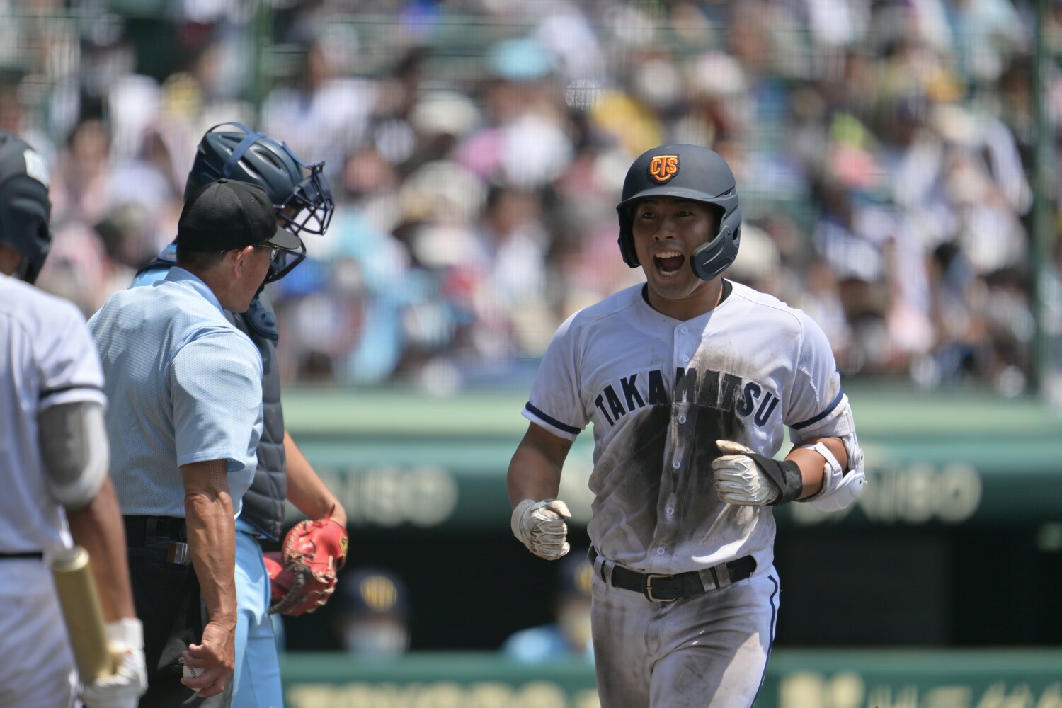 巨人が１位指名を公表している高松商・浅野　©Hideki Sugiyama