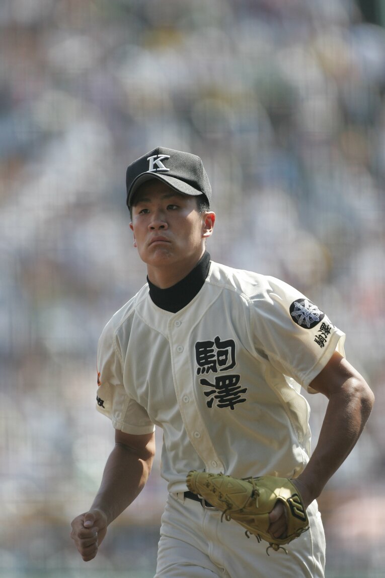 駒大苫小牧時代の田中（レアな高校時代／全7枚中の1枚目）　©Sports Graphic Number