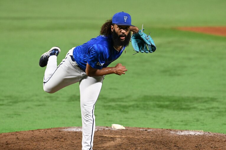 日本シリーズ第5戦、7回を3安打無失点に抑えたジャクソン