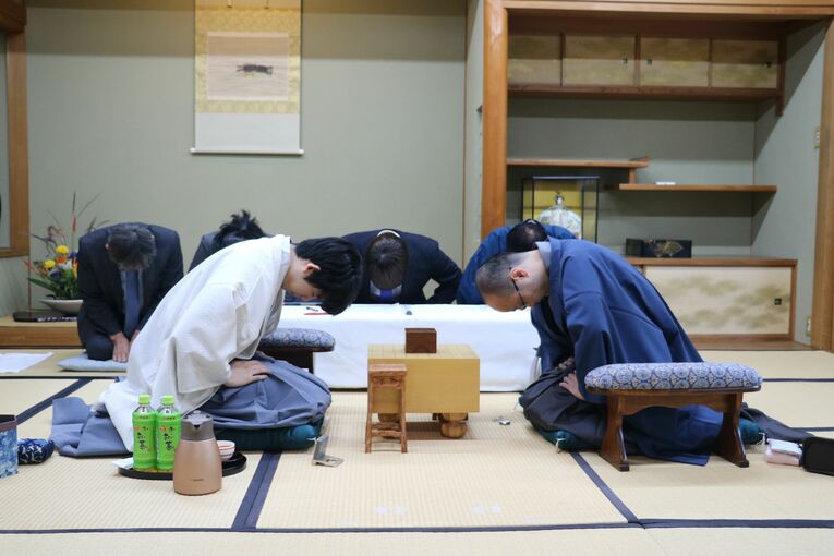 王位戦第3局　©日本将棋連盟