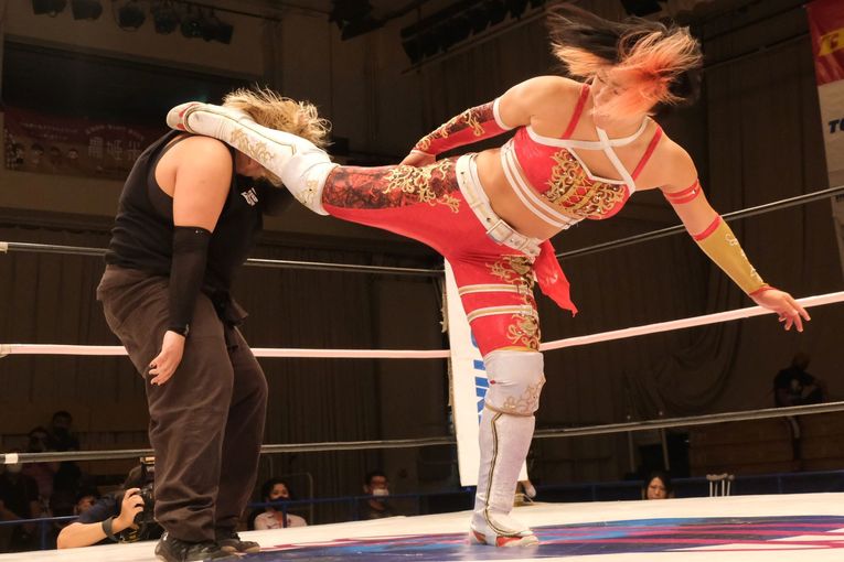 7.11後楽園ホール大会は、“里村のいない仙女”初のビッグマッチとなった©Norihiro Hashimoto