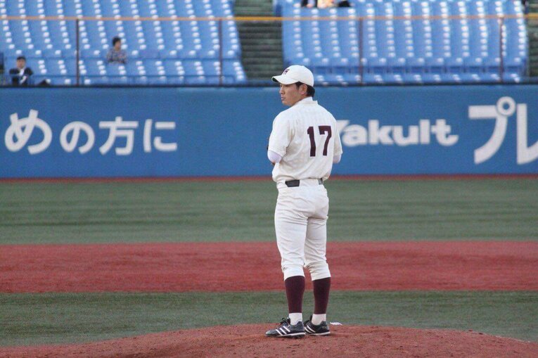 早大時代の弟・健介さん／本人提供