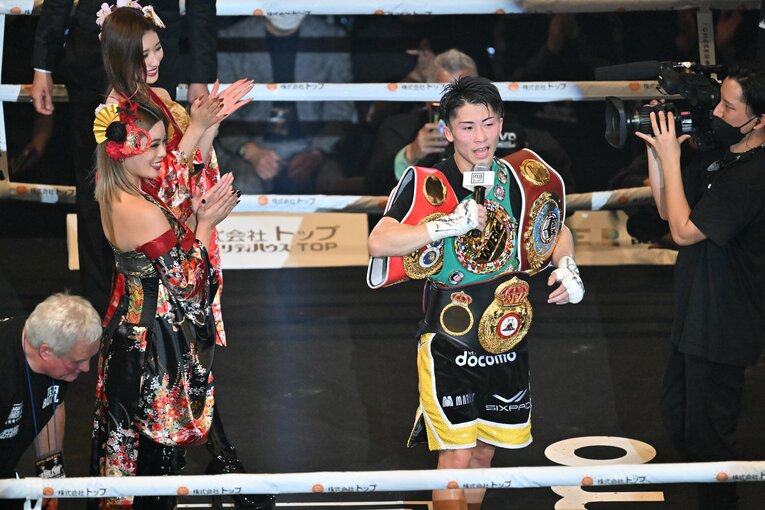 2022年12月13日／ポール・バトラー戦（WBA・WBC・IBF・WBO世界バンタム級王座統一戦）©Naoya Sanuki