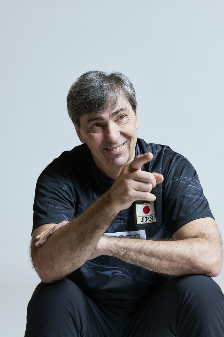 フィリップ・ブラン／1960年5月20日、フランス生まれ。現役時代はフランス代表のエースとして'86年世界選手権で最優秀選手賞を受賞。'91年に引退後、同代表を率いて'02年世界選手権3位、ポーランド代表コーチとして'14年世界選手権優勝。'17年に日本代表コーチ、'21年に同監督に就任した　©Yuki Suenaga