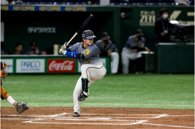 「梅ちゃん」こと梅野は今季、驚異的な勝負強さを発揮中だ©Kiichi Matsumoto