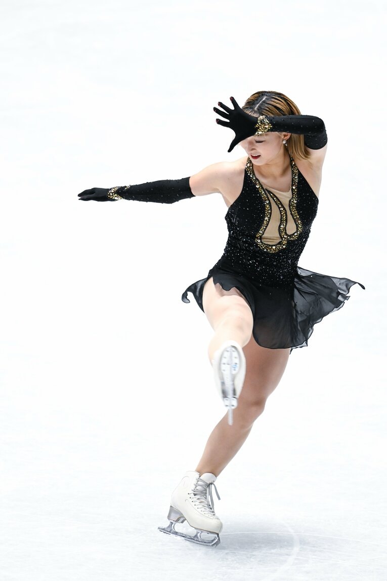 NHK杯、坂本花織のフリー演技　©︎Asami Enomoto