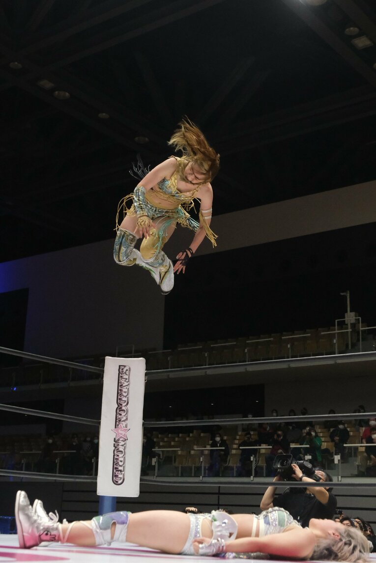 フィニッシュとなった上谷のフェニックス・スプラッシュ