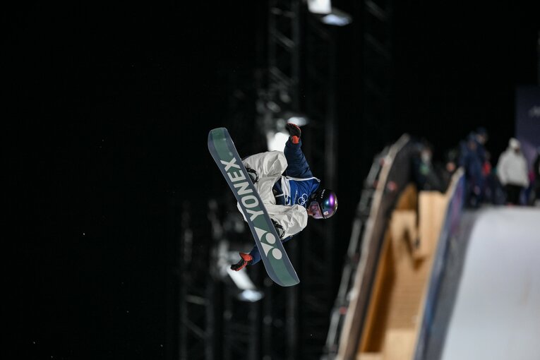 木村葵来が金メダル、木俣椋真が銀メダルを獲得した男子ビッグエア　©Nanae Suzuki／JMPA