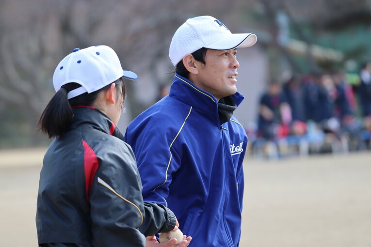 県立水戸第三高校の柴田優太監督（41歳） ©Yuki Kashimoto