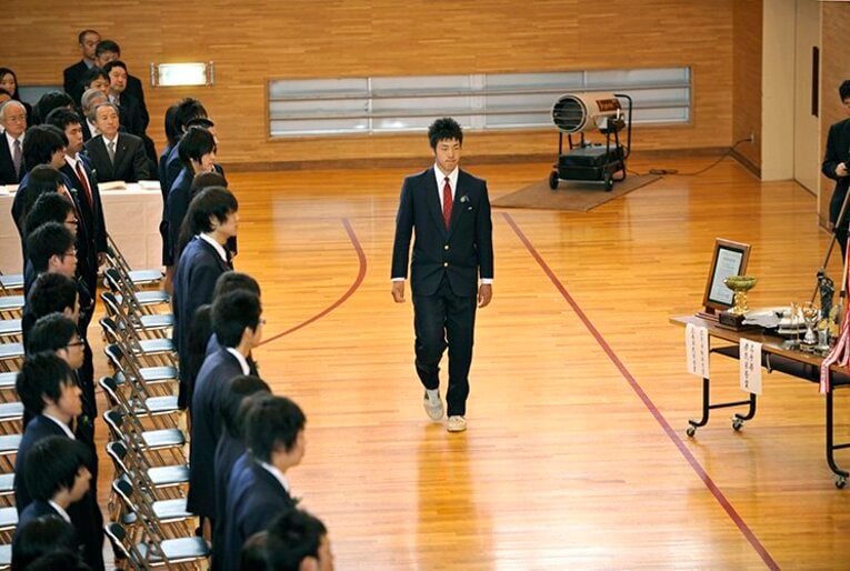 2010年3月花巻東高校卒業式 ／ photograph by Asami Enomoto