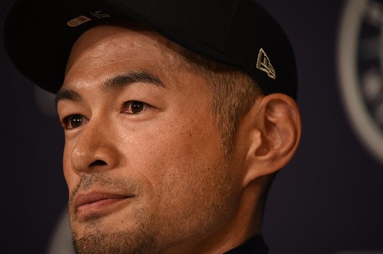 2019年3月27日、引退会見でのイチロー。これからもその功績は語り継がれていくだろう　©Naoya Sanuki