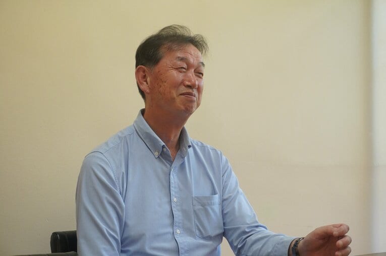 学法石川高を率いる佐々木順一朗監督。1995年～2017年まで仙台育英高監督を務めた