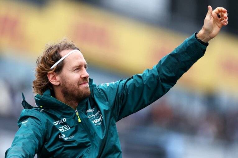 鈴鹿への愛とファンへの感謝を胸に、ベッテルは元王者らしい気迫のこもった走りを披露した ／ photograph by Getty Images